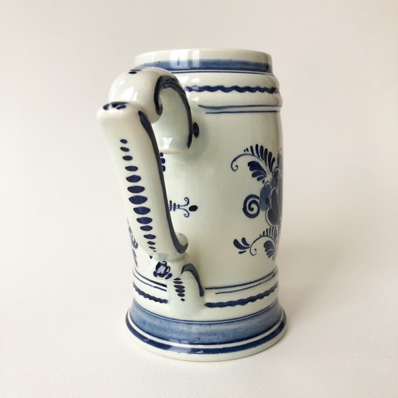 Delft Blauw Beer Stein Music Box Base WORKS! - Picture 4 of 13